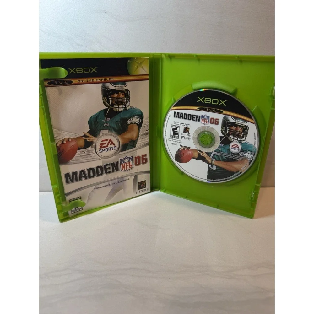 Madden NFL 06 Microsoft Xbox Original‎ 2005 EA Sports CIB Donovan McNabb Cover